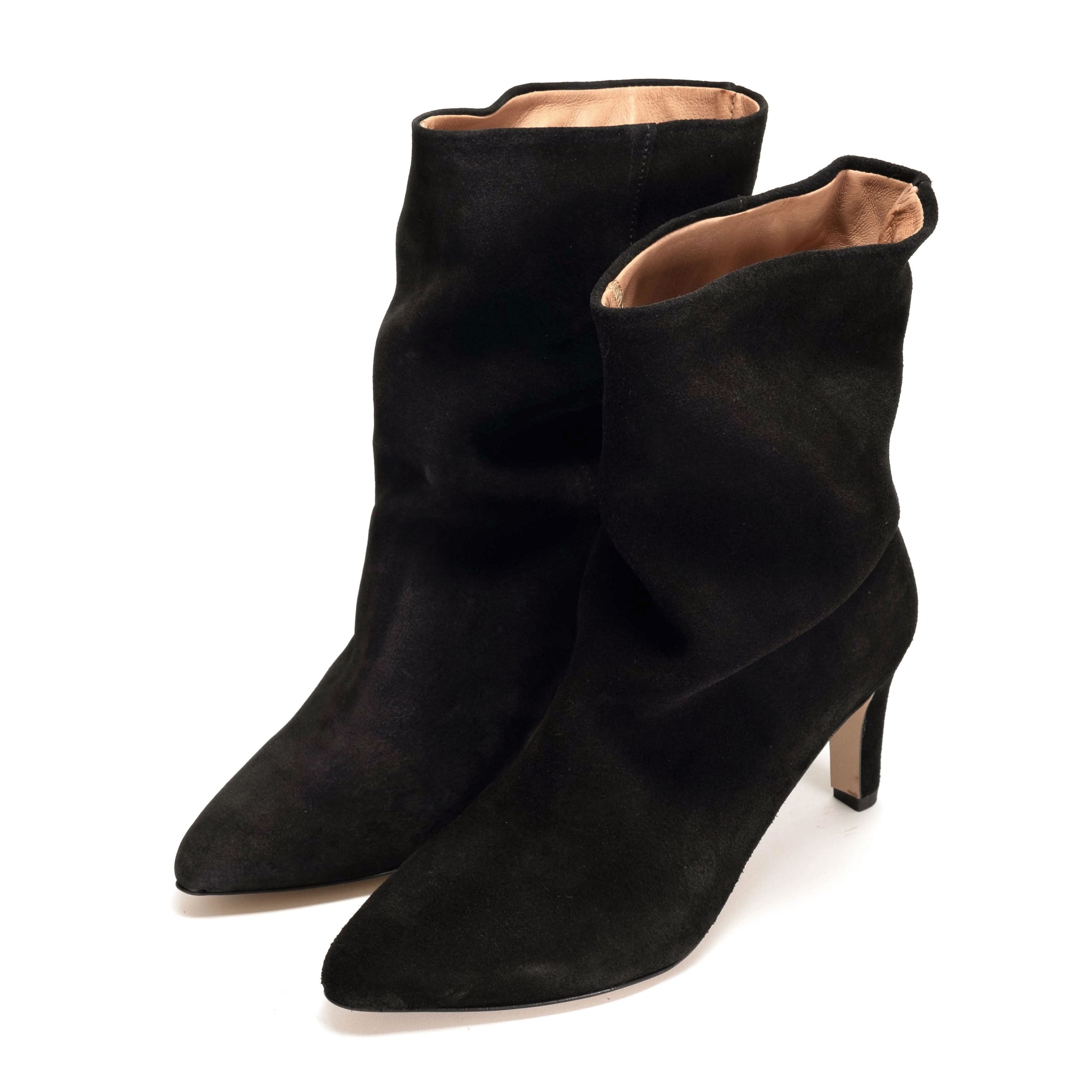 Vully 75 Stiletto Calf suede Black - Anonymous Copenhagen