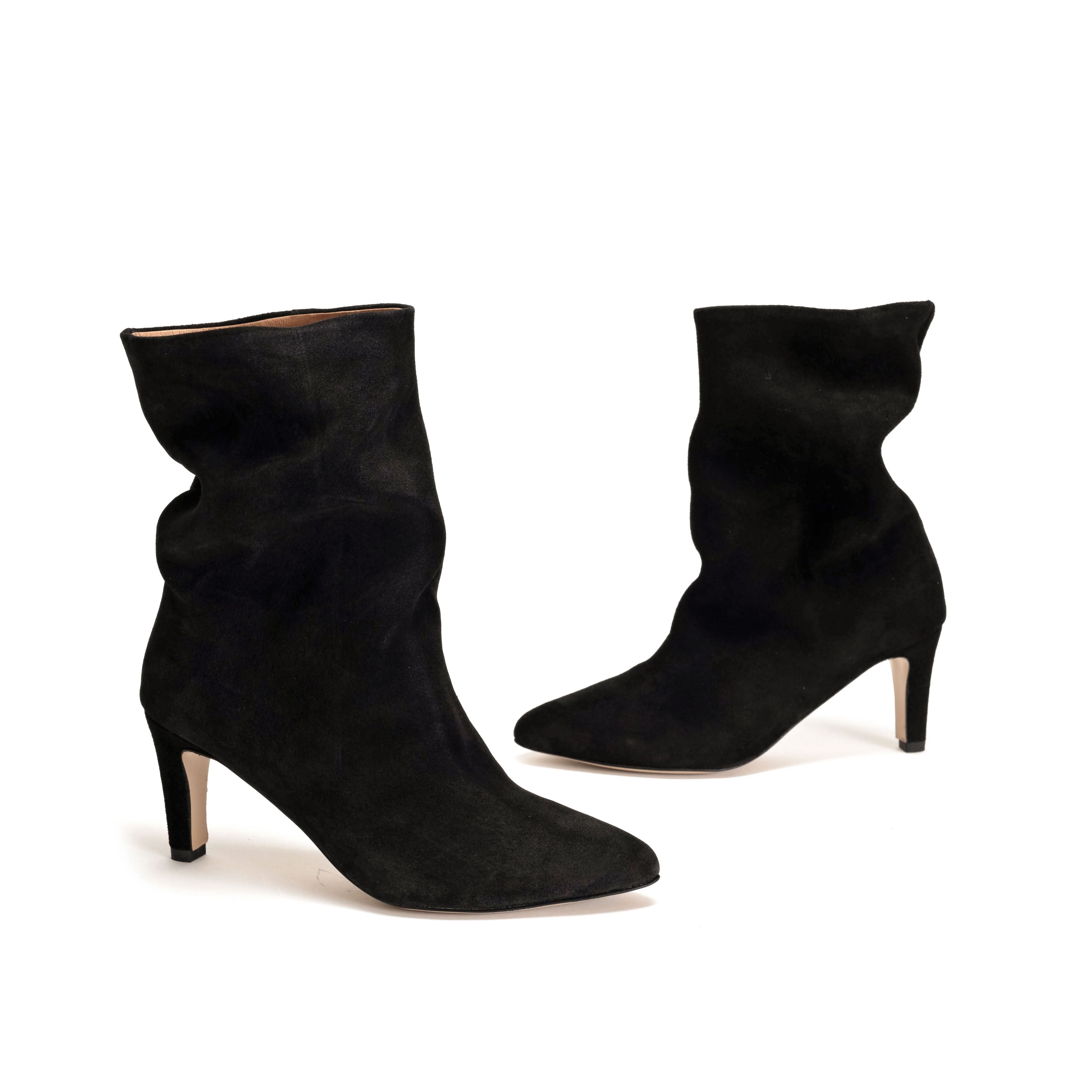 Vully 75 stiletto Calf suede Black