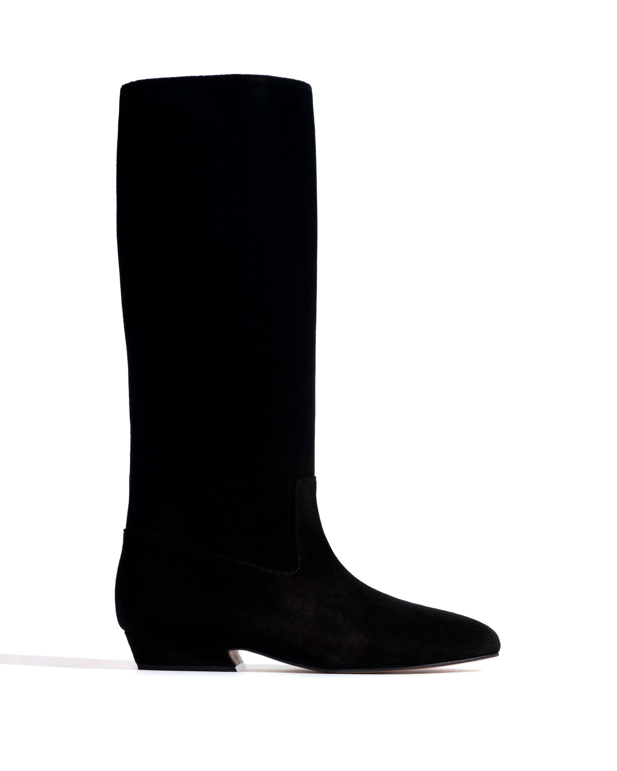 Trina 25 Calf suede Black