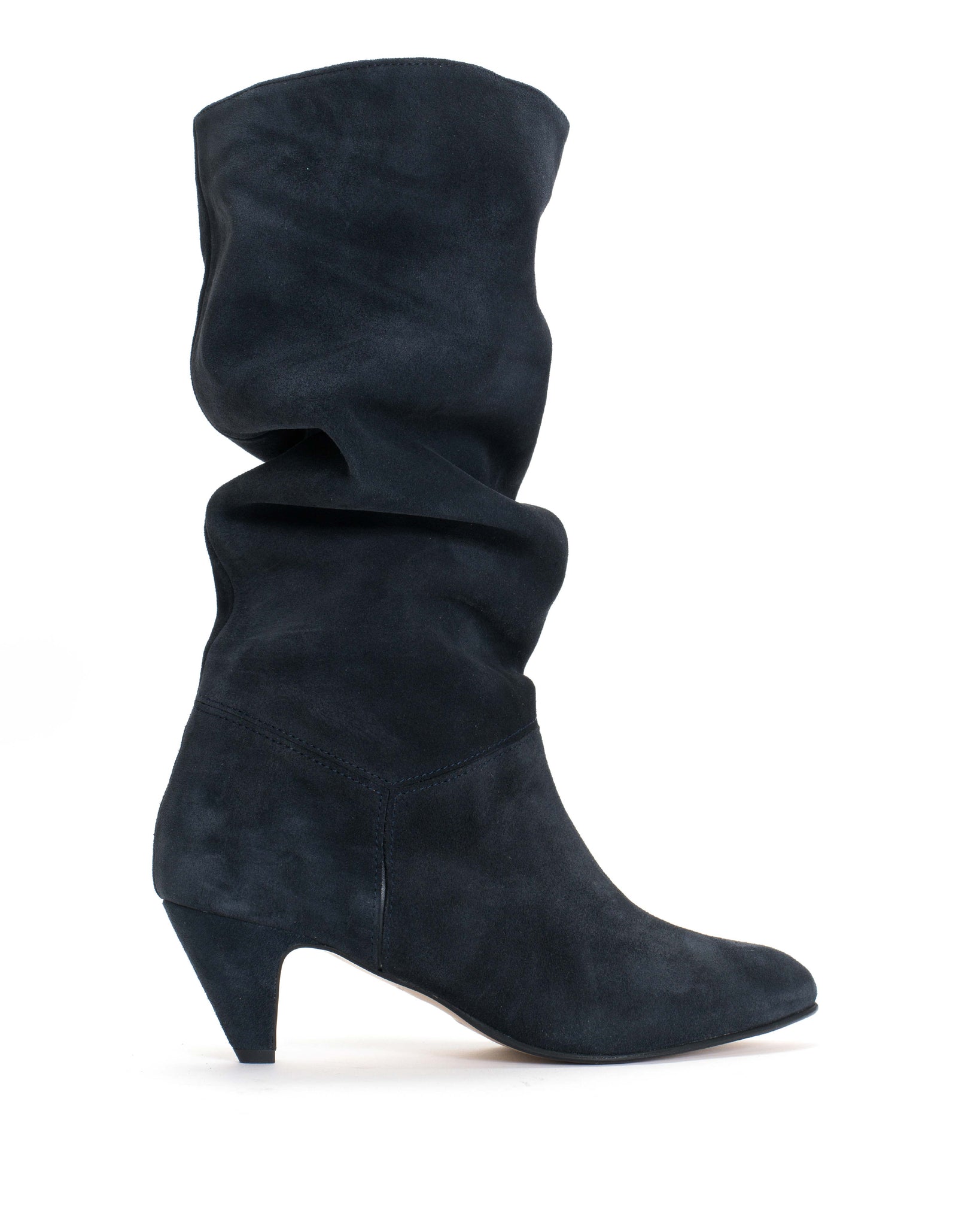 Jasmina 50 stiletto Calf suede Dark blue - Anonymous Copenhagen