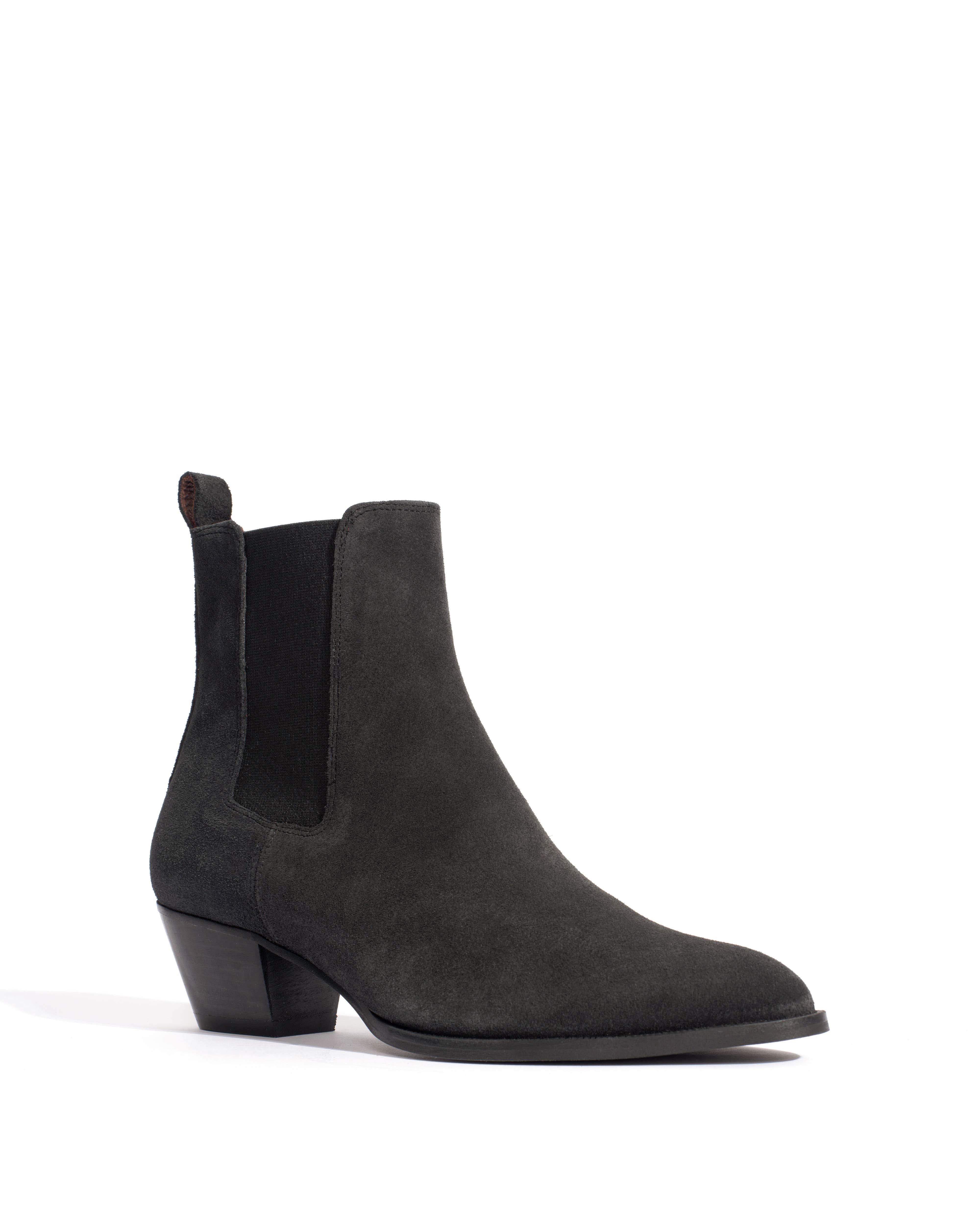 Faith Calf suede Off black