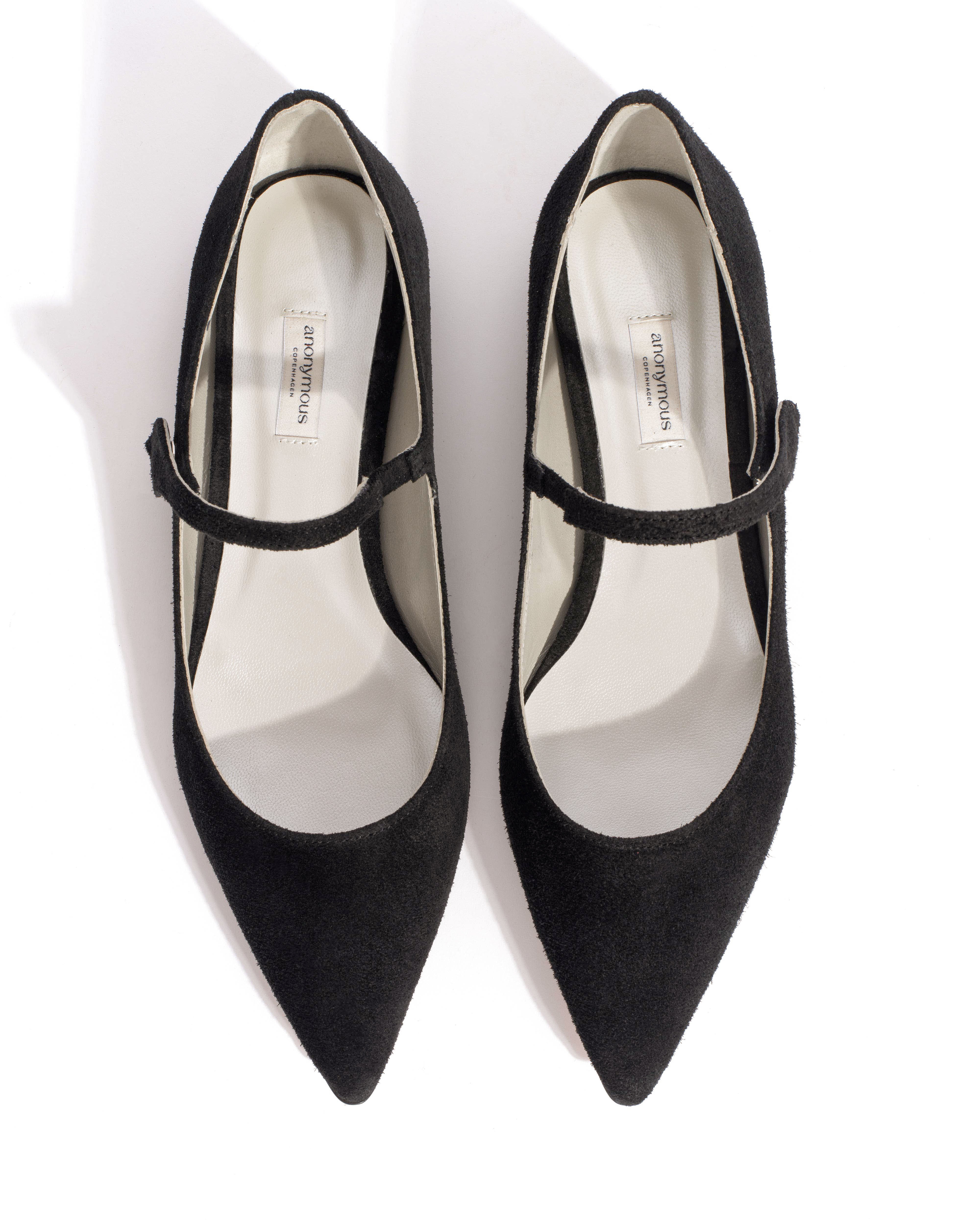 Fifi Calf suede & lining Black & silver