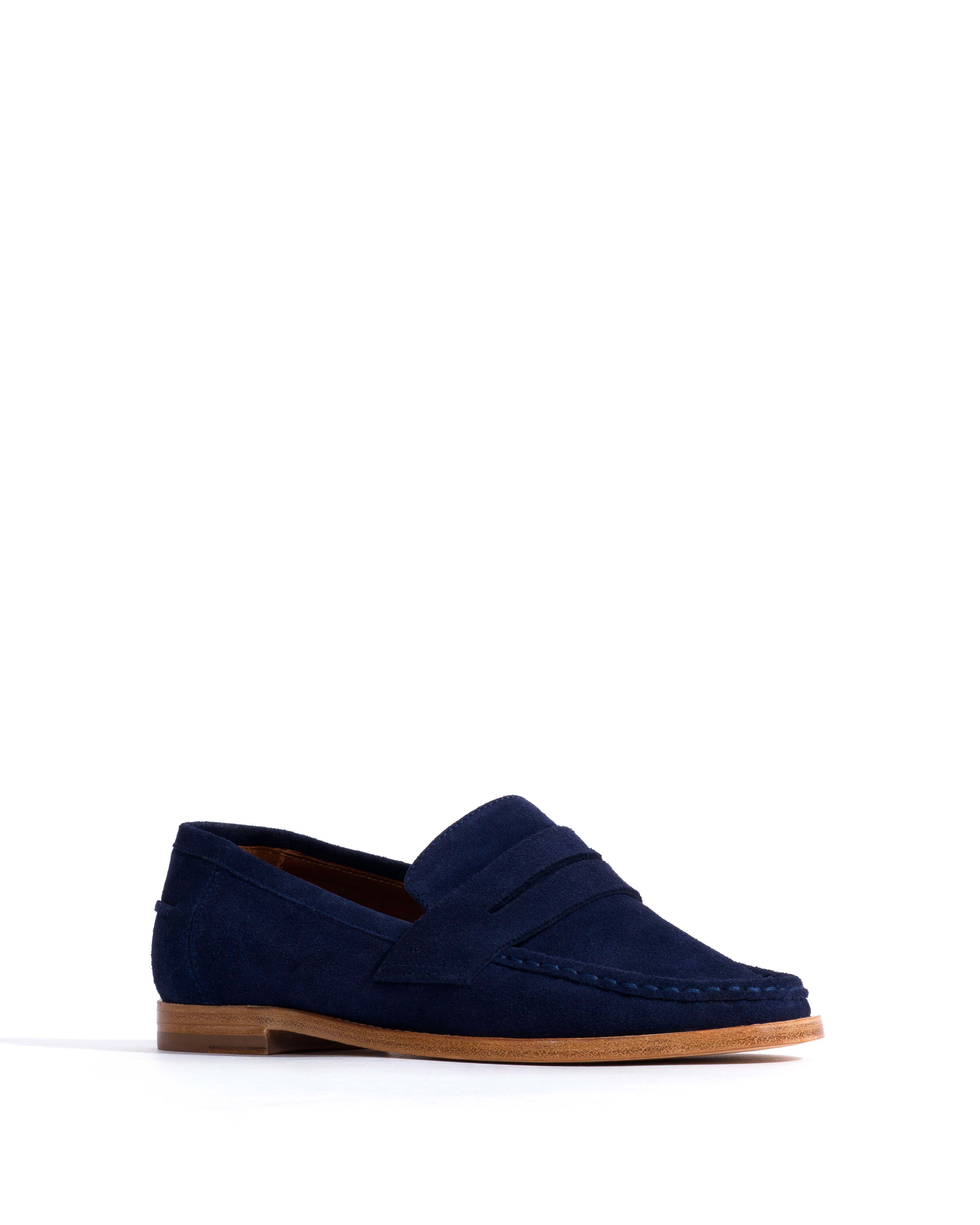 Jesha Calf suede Ink blue