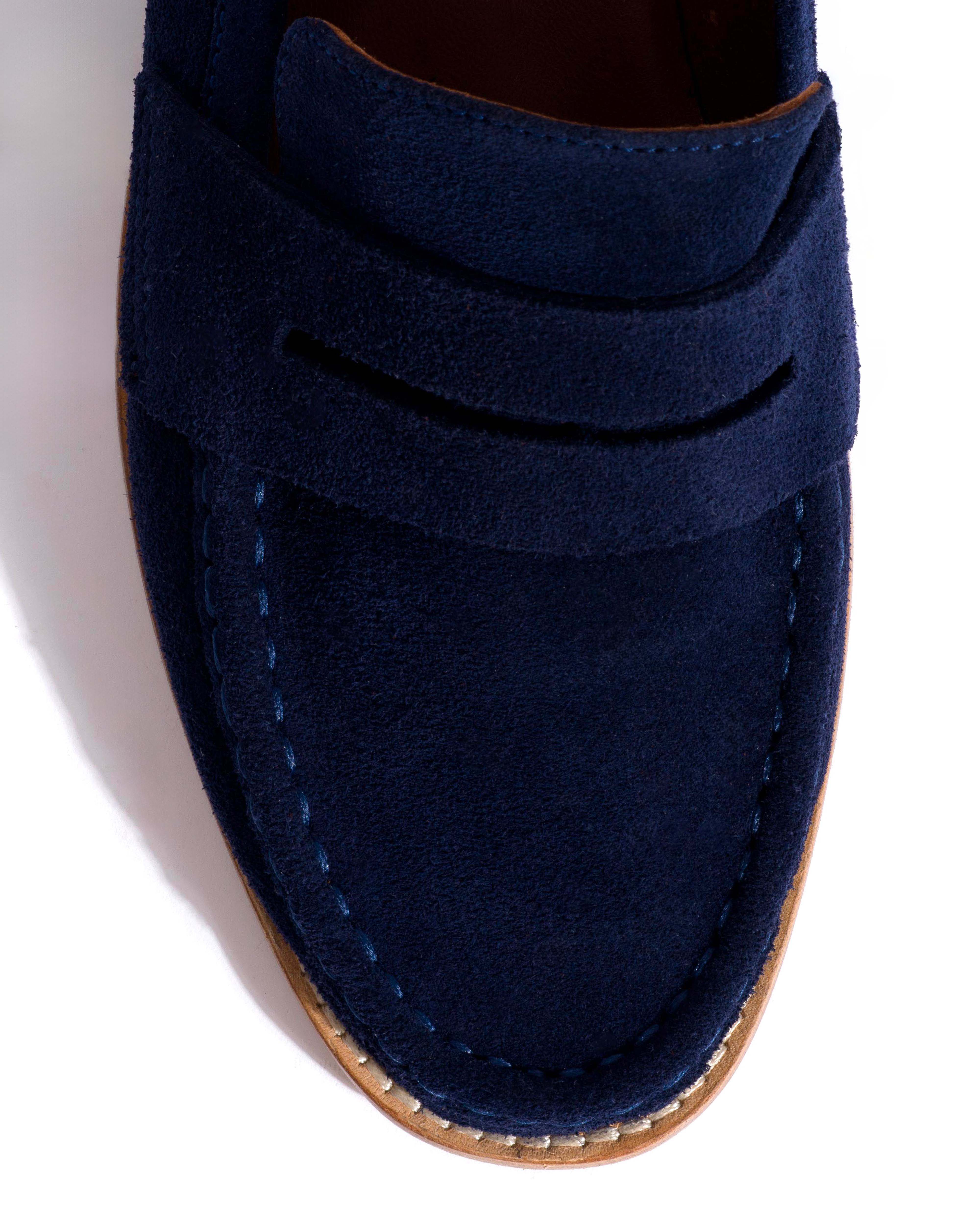 Jesha Calf suede Ink blue