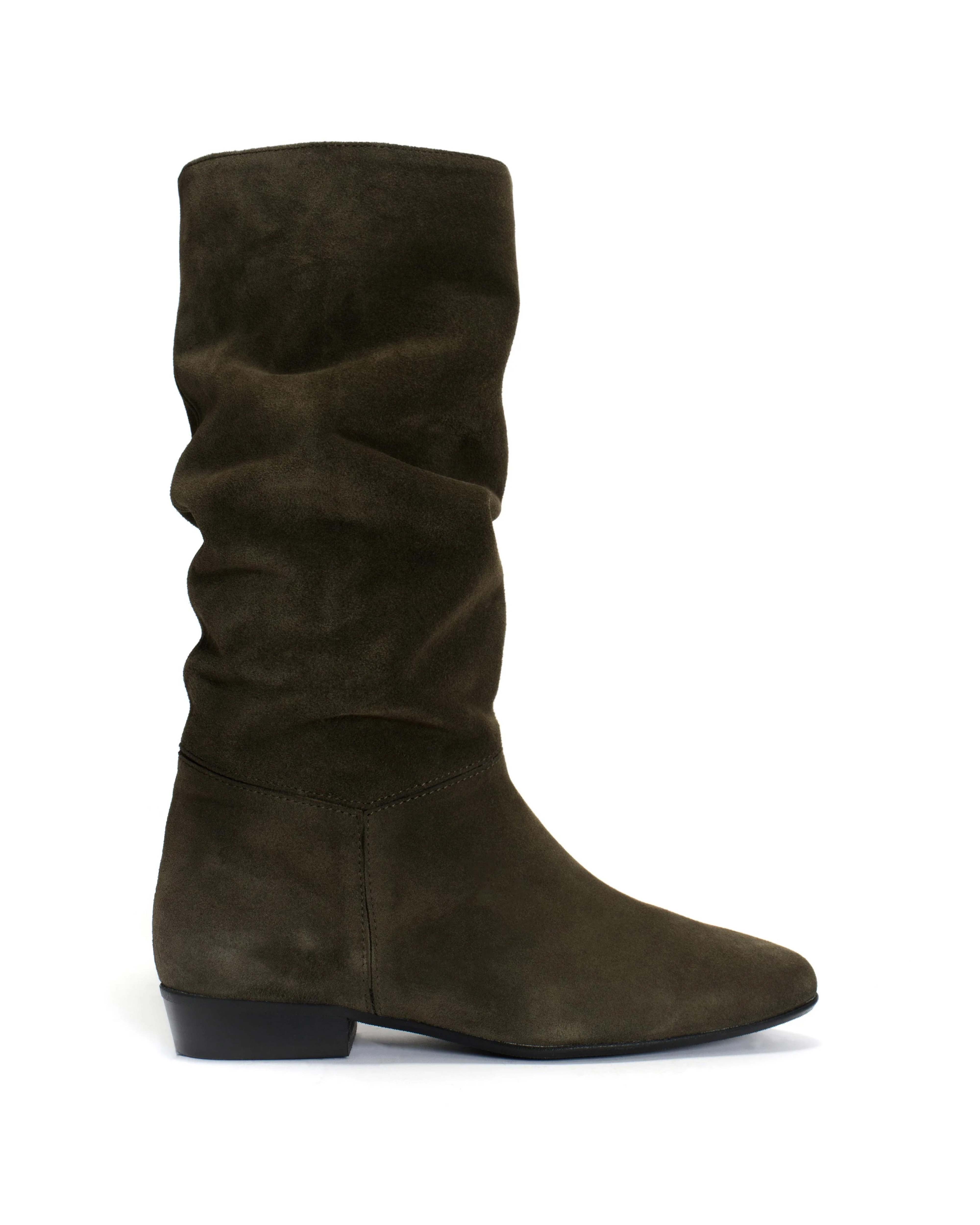 Jasmina 20 Calf suede & sleek leather Moss