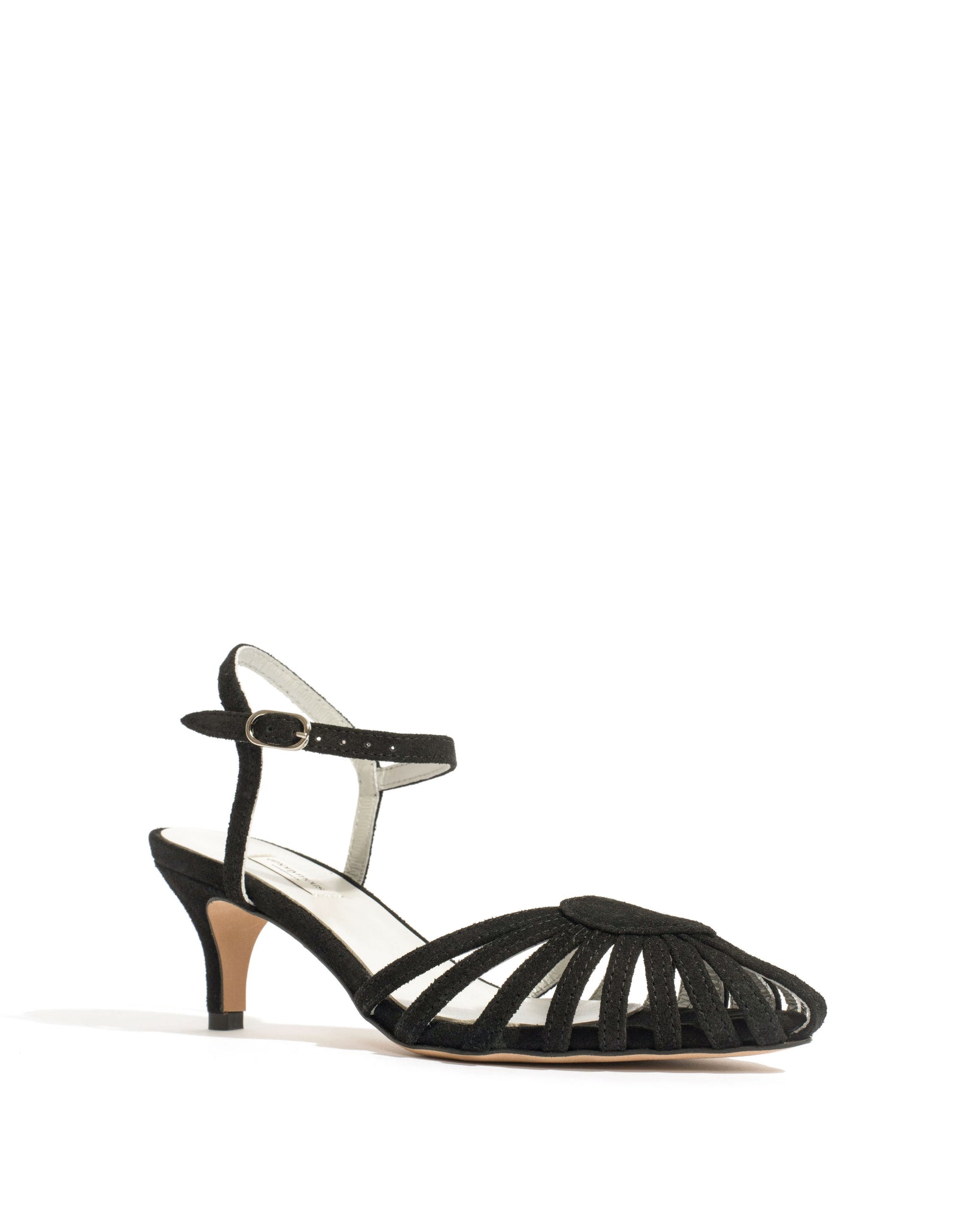 Keesha 55 Calf suede & lining Black & silver - Anonymous Copenhagen