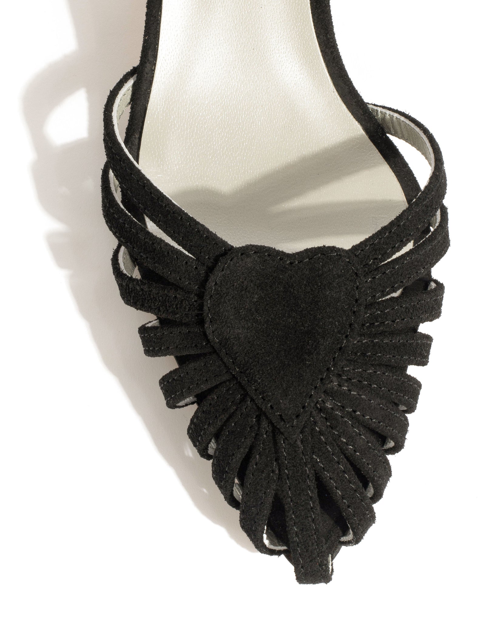 Keesha 55 Calf suede & lining Black & silver - Anonymous Copenhagen