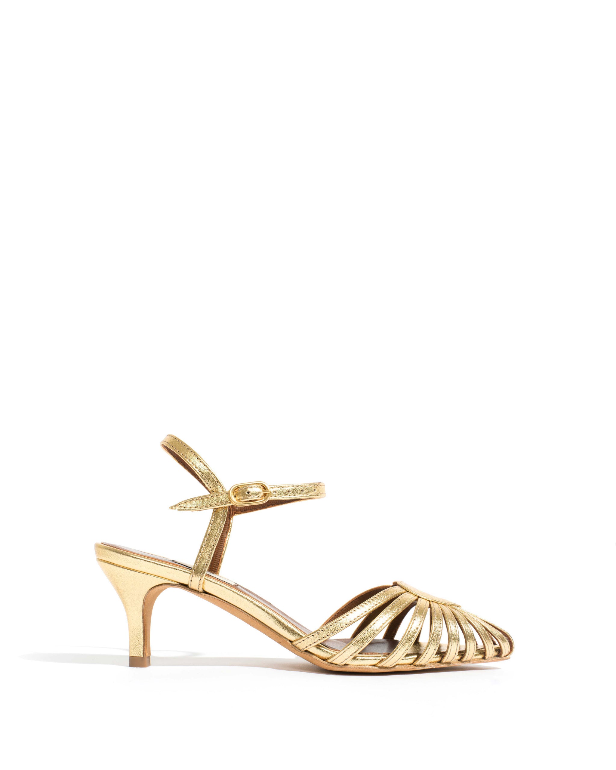 Keesha 55 Metallic goat Gold - Anonymous Copenhagen Heels