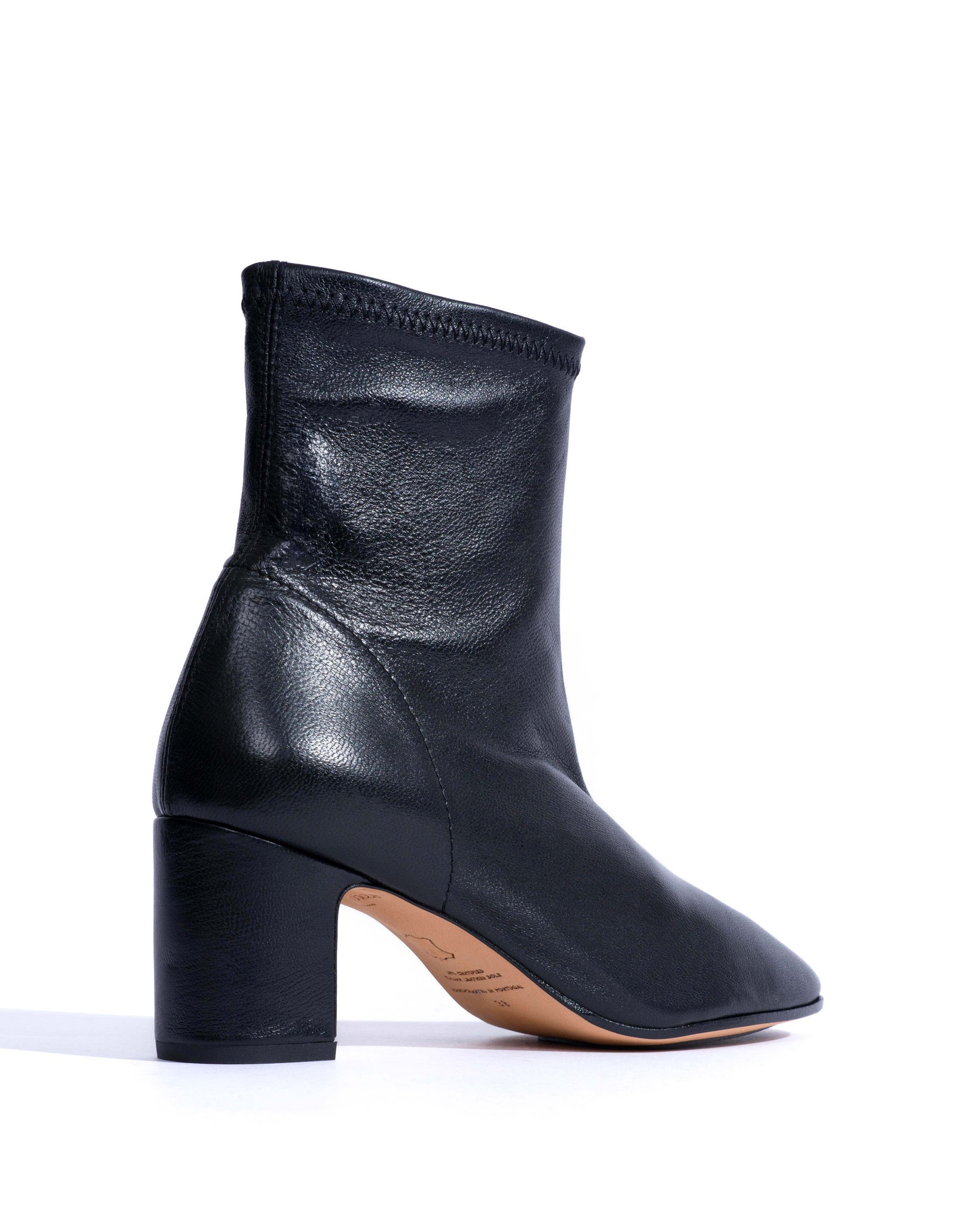 Hanny 55 covered stretch Silky lamb Black