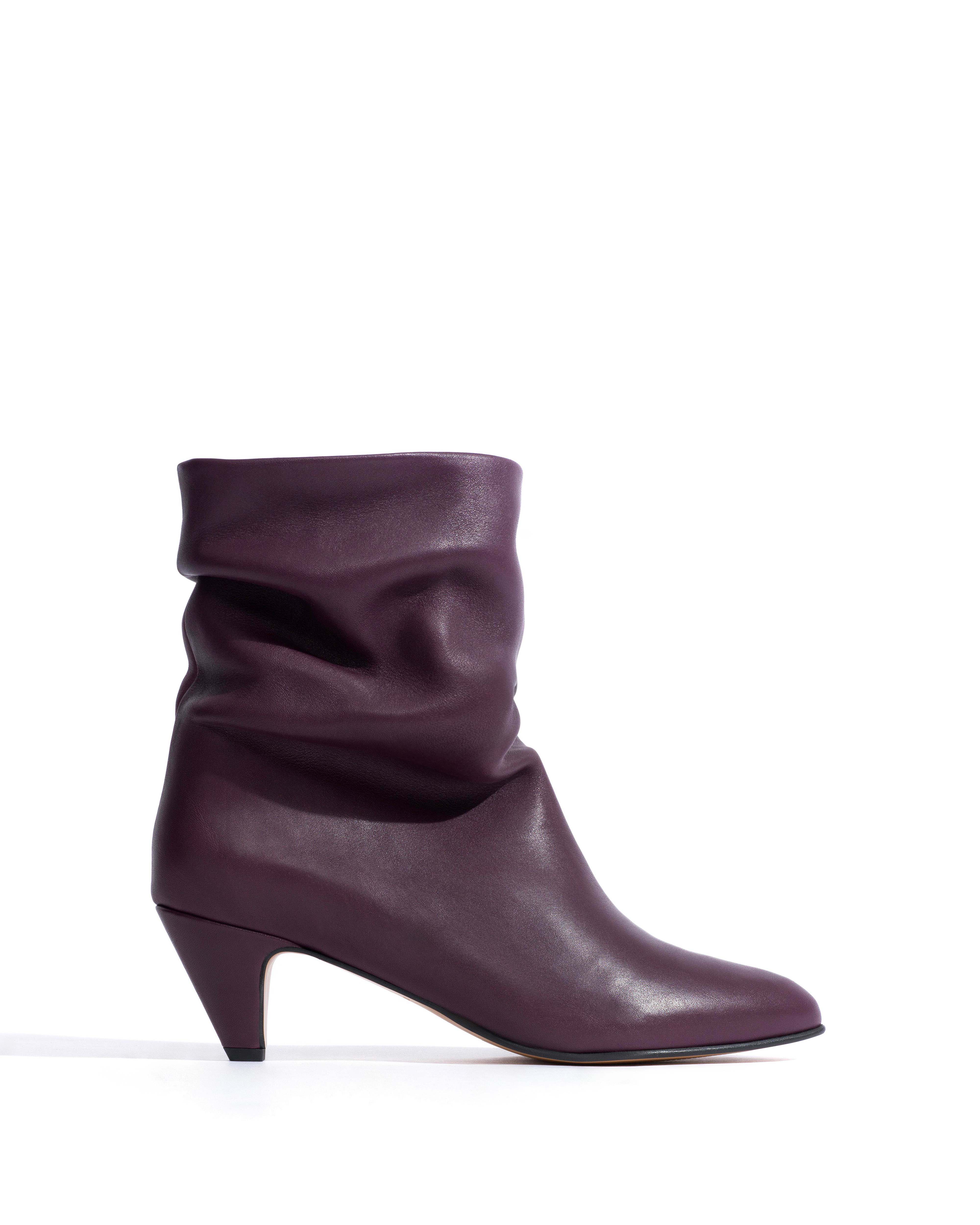 Vully 50 stiletto Soft calf Fig purple