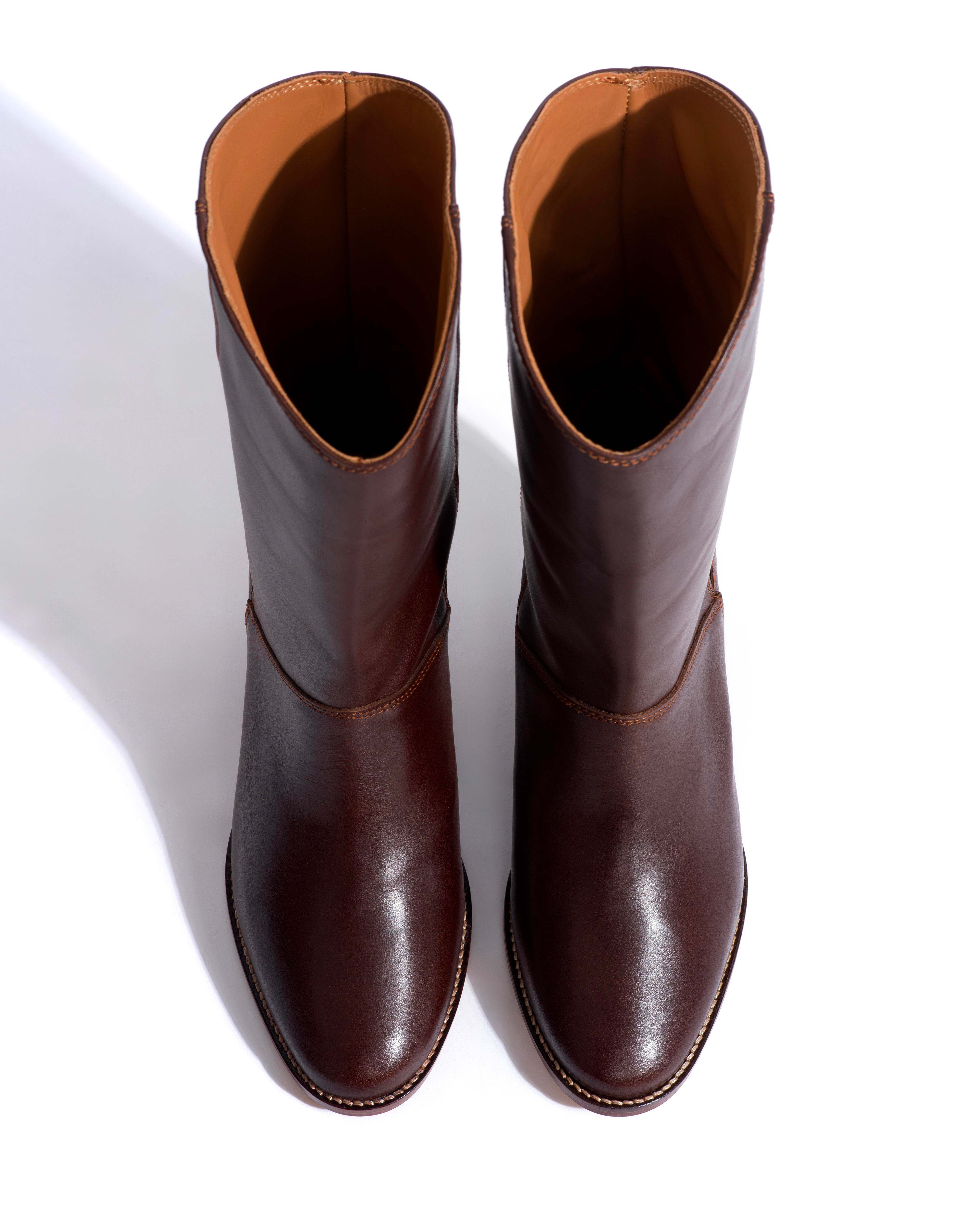 Hirah 55 Vegetal soft calf Coffee brown