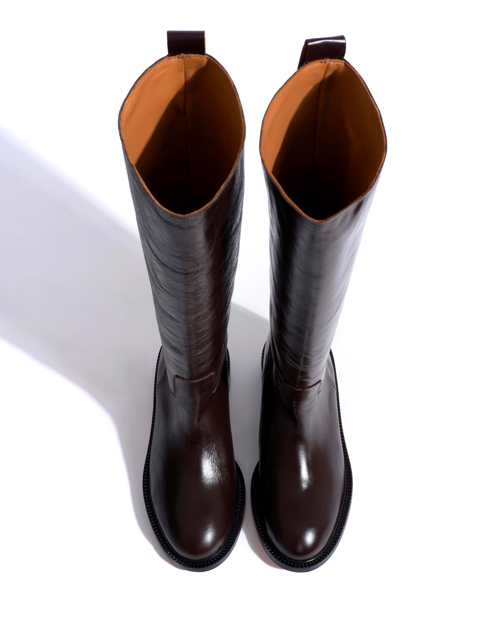 Semih Crinkled soft calf Espresso brown