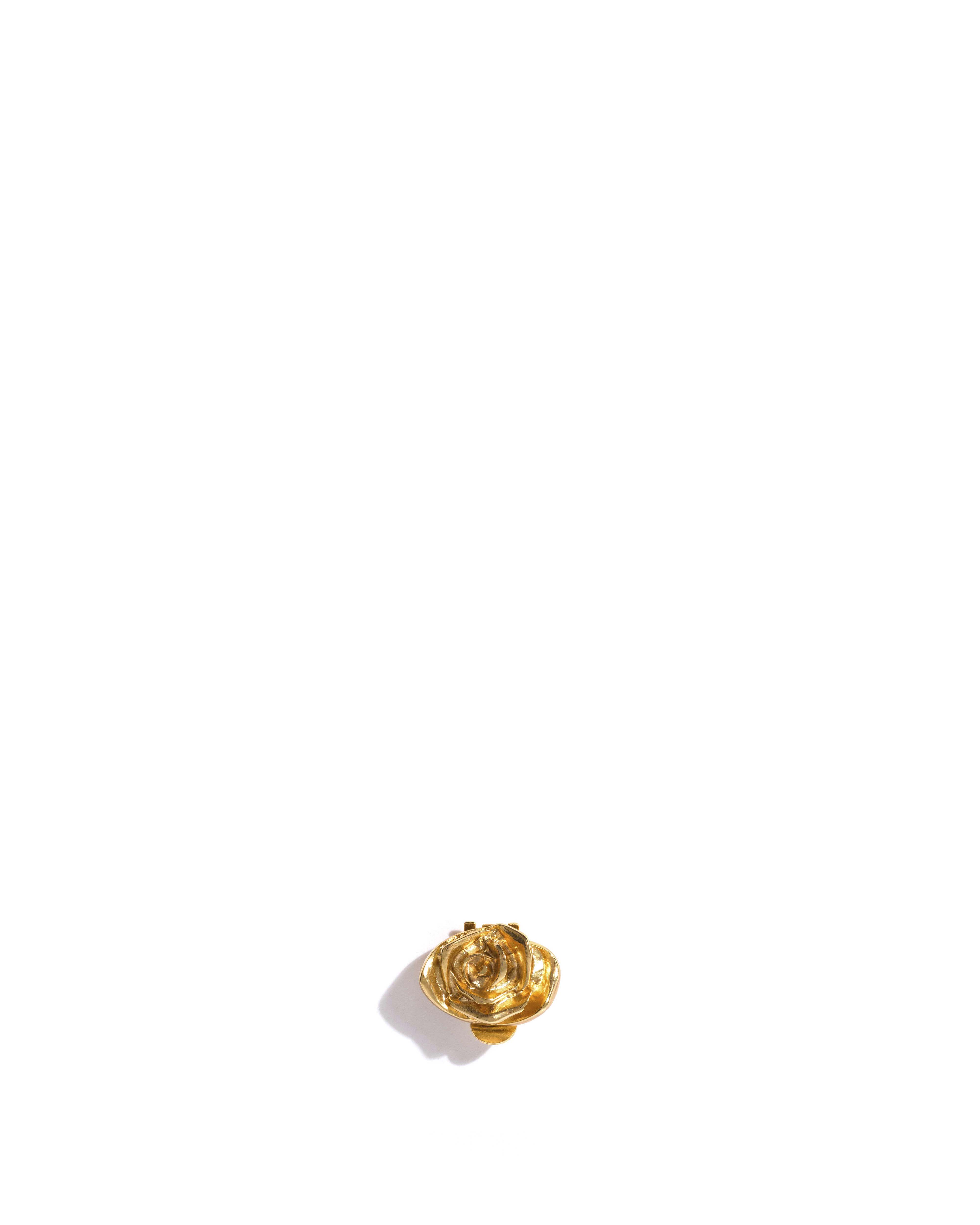 Metallic rose clip Metal Gold