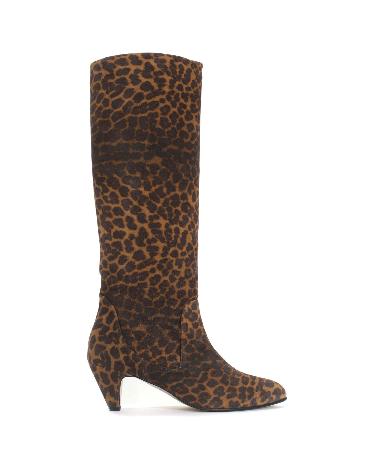 Valle 50 stiletto Calf suede print Leopard