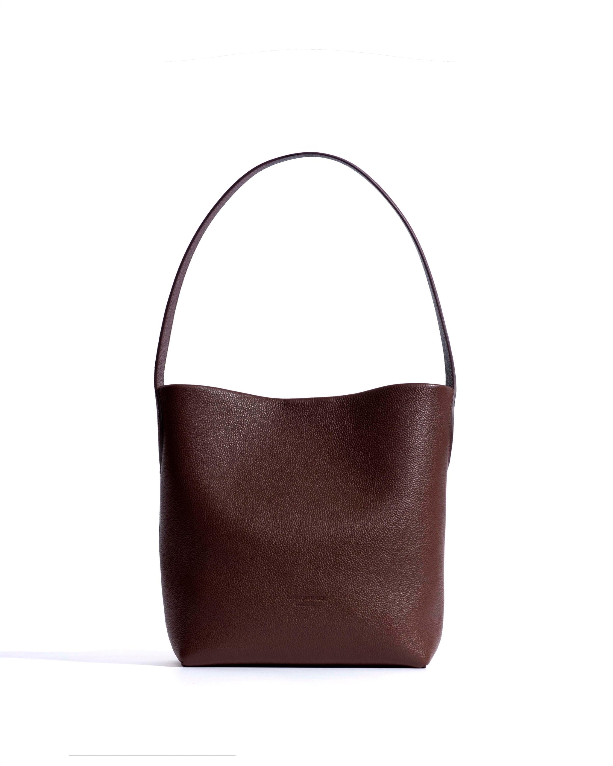 Versa petite bag Pebbled soft calf Chocolate