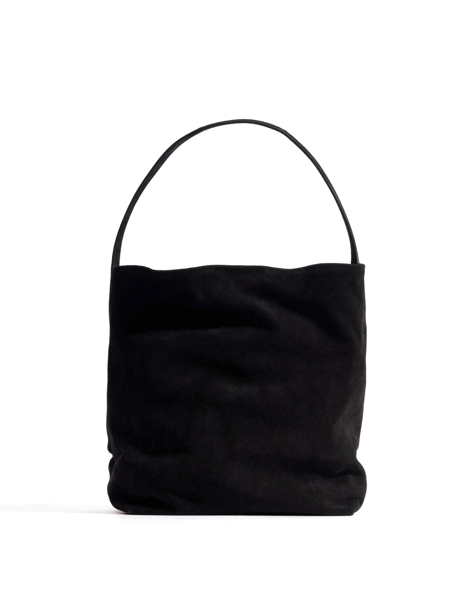 Versa slouchy everyday bag Calf suede Black - Anonymous Copenhagen Bags