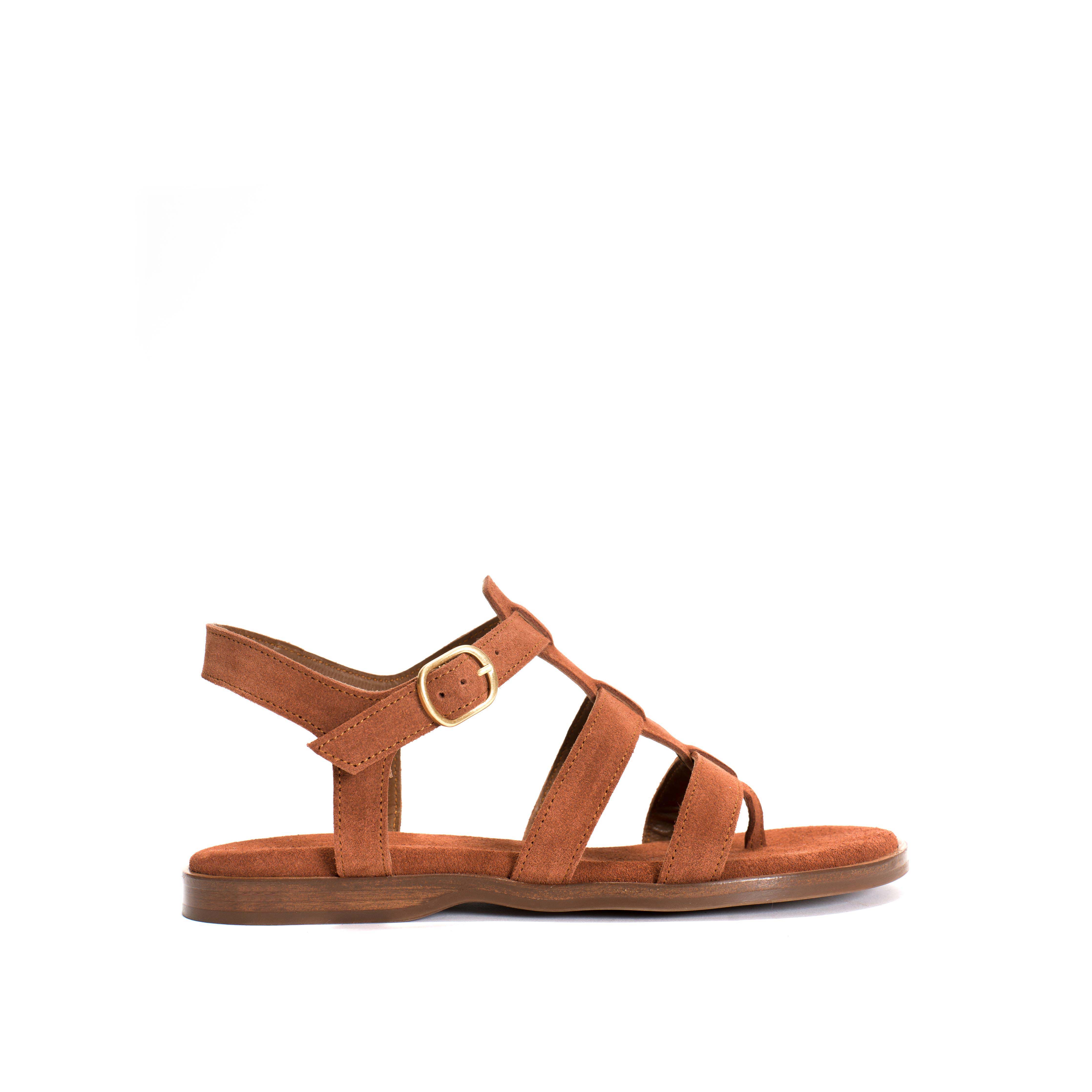 Bobbie Calf suede Natural coral