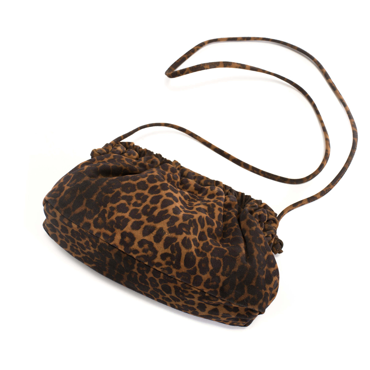 Hally classic cloud bag Calf suede print Leopard