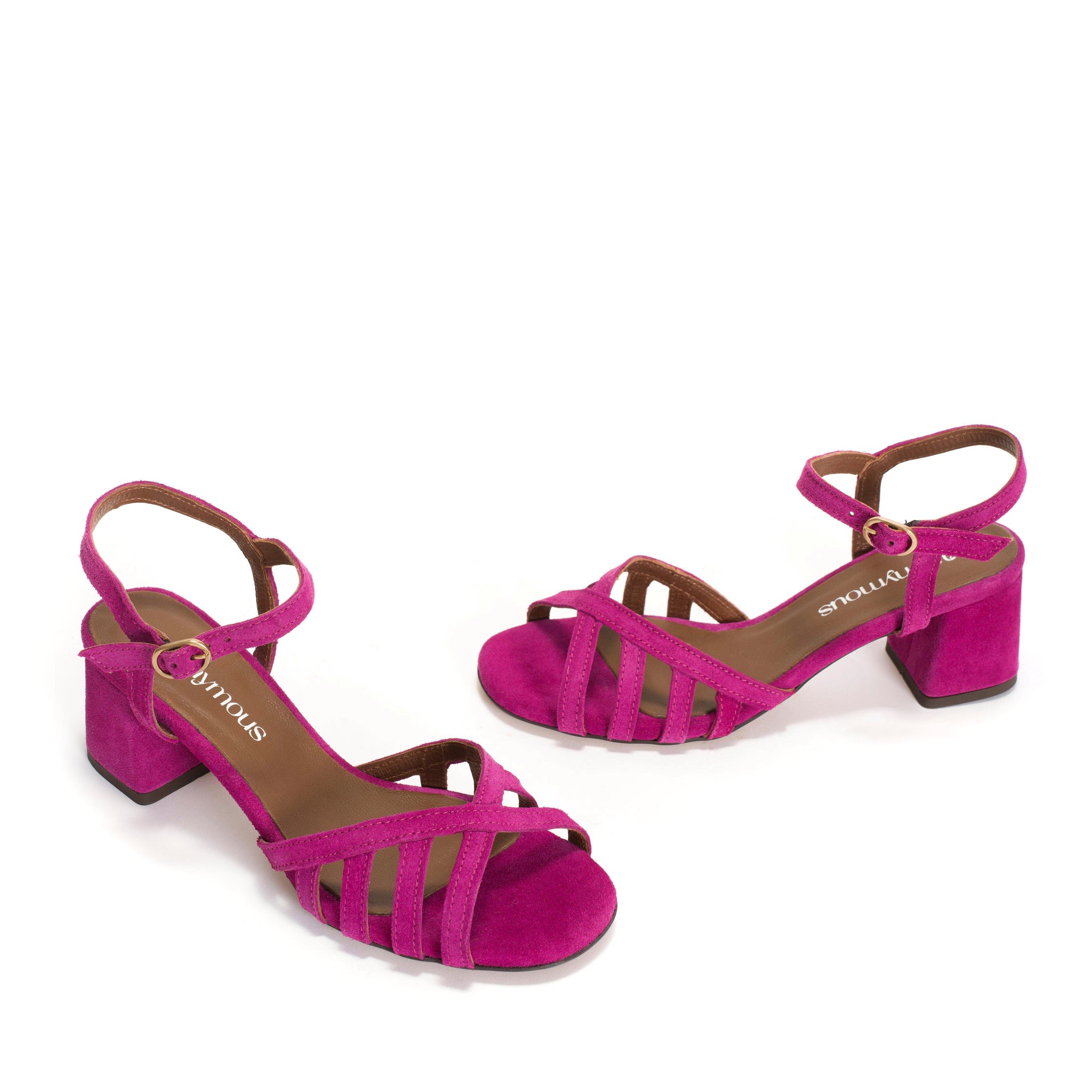 Issi 55 Calf suede Raspberry - Anonymous Copenhagen