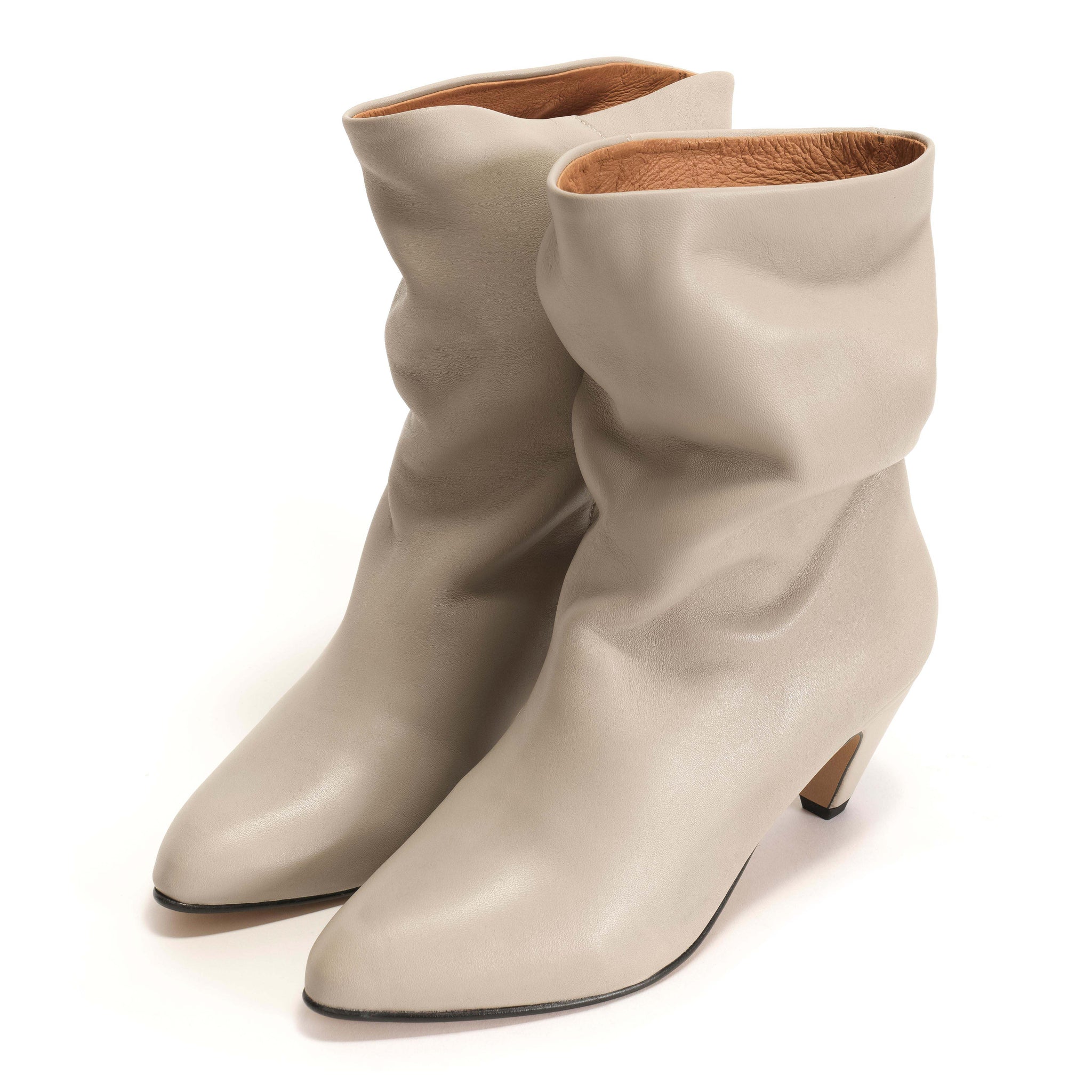 Vully 50 stiletto Calf nappa Ash grey - Anonymous Copenhagen