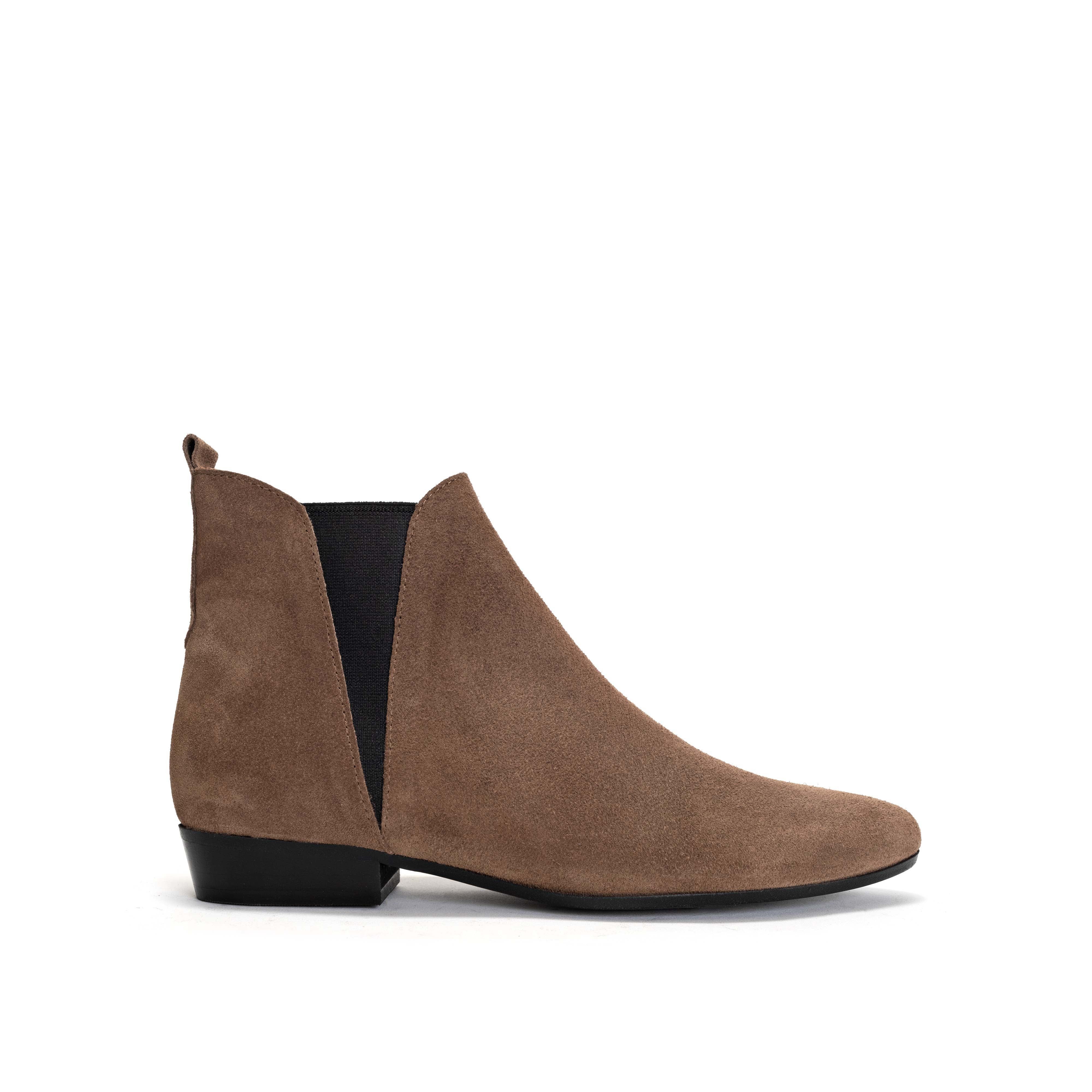 Rita Calf suede Dark