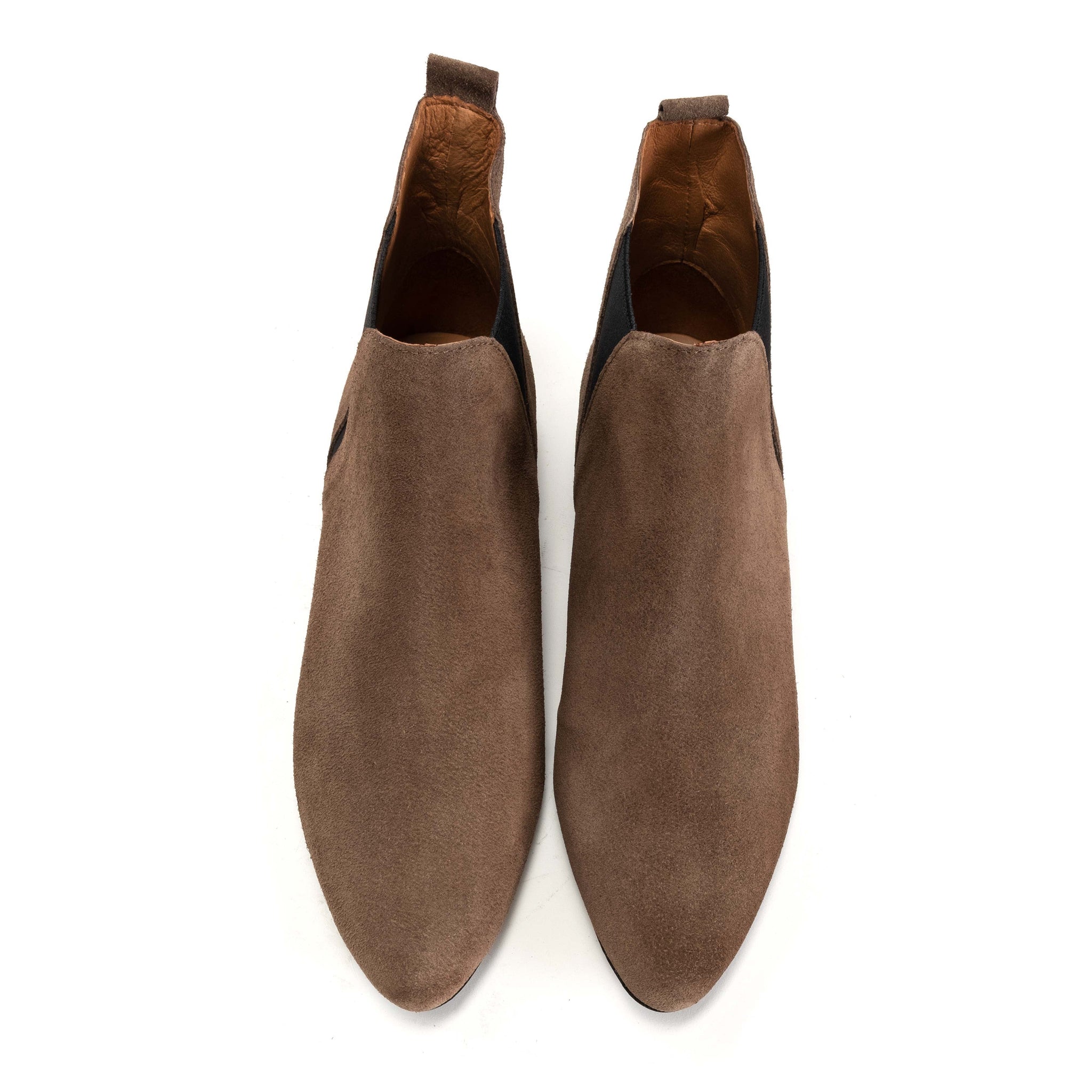 Rita Calf Suede Dark Taupe - Anonymous Copenhagen